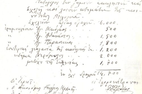 Υλικό Ι.Α.Μ. – Καταγραφή ζημιών πολέμου 1912-1913