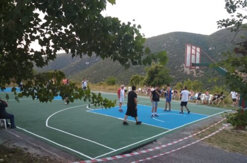 Υλικό από τον αγώνα μπάσκετ των παλαιμάχων